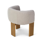 Lucca Dining Chair  -  Bilma Sand & Dry Honey Oak