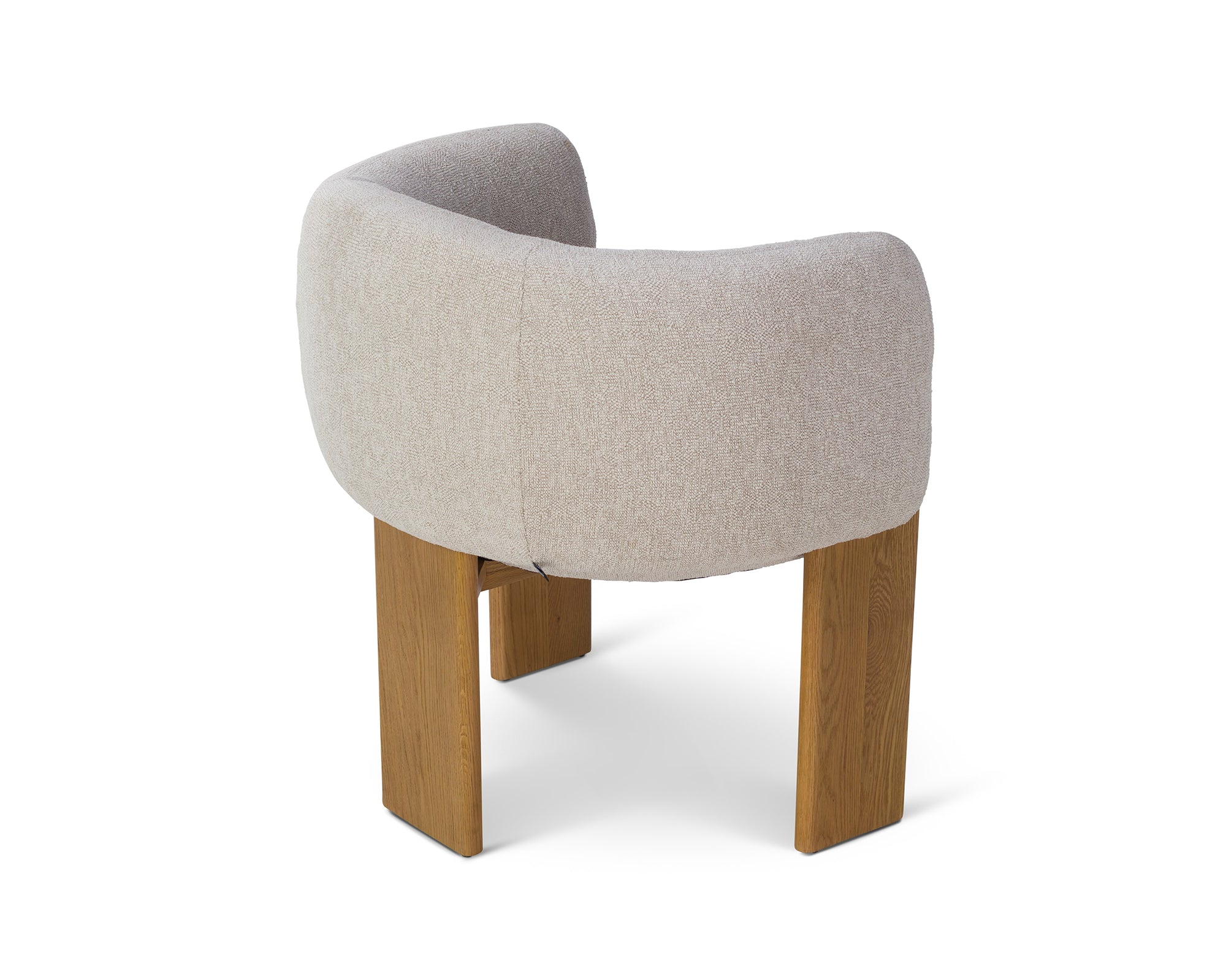 Lucca Dining Chair  -  Bilma Sand & Dry Honey Oak