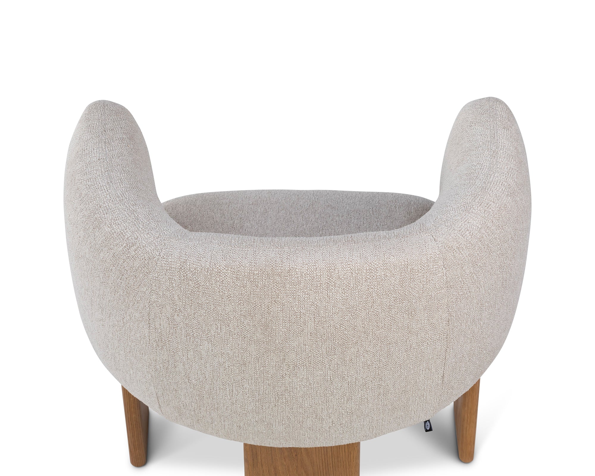 Lucca Dining Chair  -  Bilma Sand & Dry Honey Oak