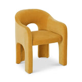 Liang & Eimil Kara Dining Chair – Morgan Ochre Chenille