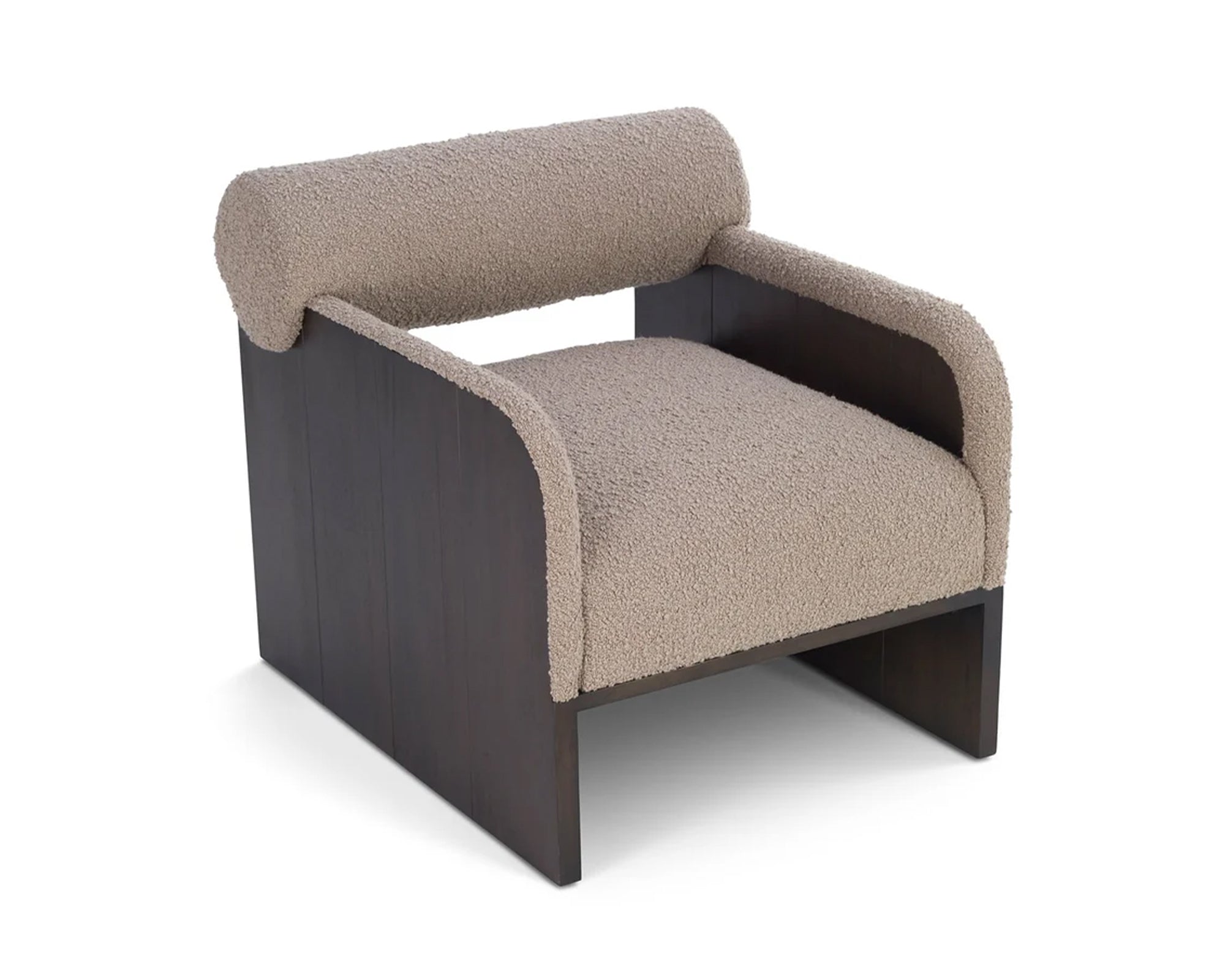 Liang & Eimil Elis Occasional Chair – Beverly Bouclé Espresso Grey