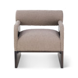 Elis Occasional Chair  -  Beverly Boucle Espresso Grey