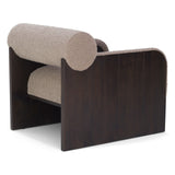Elis Occasional Chair  -  Beverly Boucle Espresso Grey