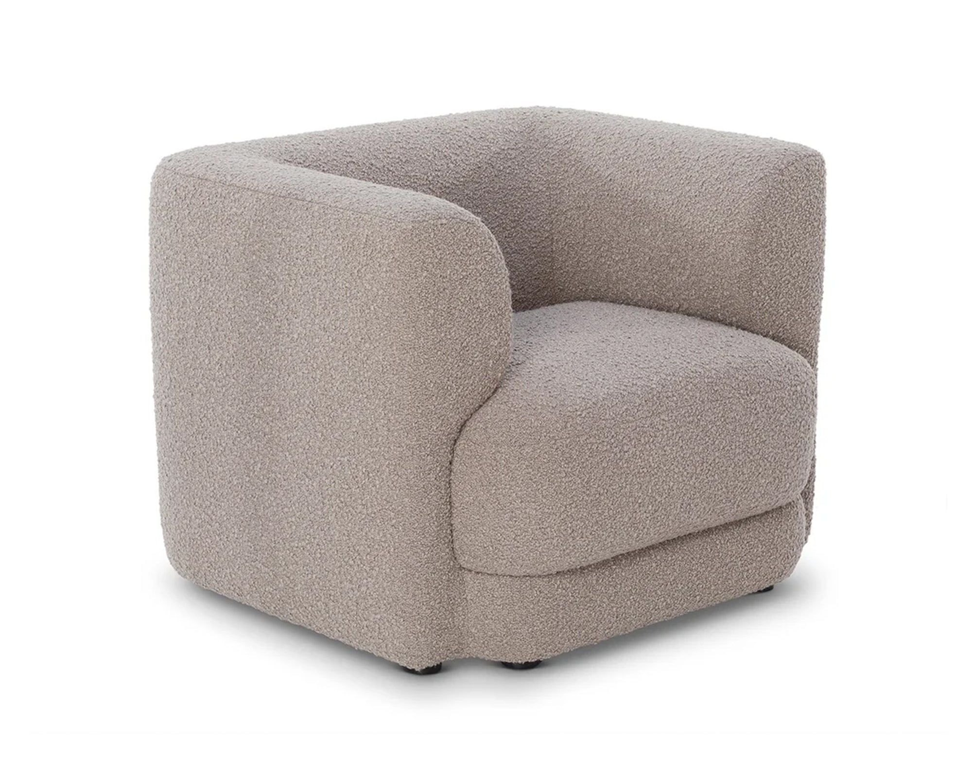 Liang & Eimil Lexington Occasional Chair – Beverly Boucle Espresso Grey