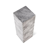Long Pedestal  -  Grey Faux Marble