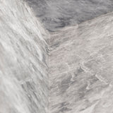 Long Pedestal  -  Grey Faux Marble