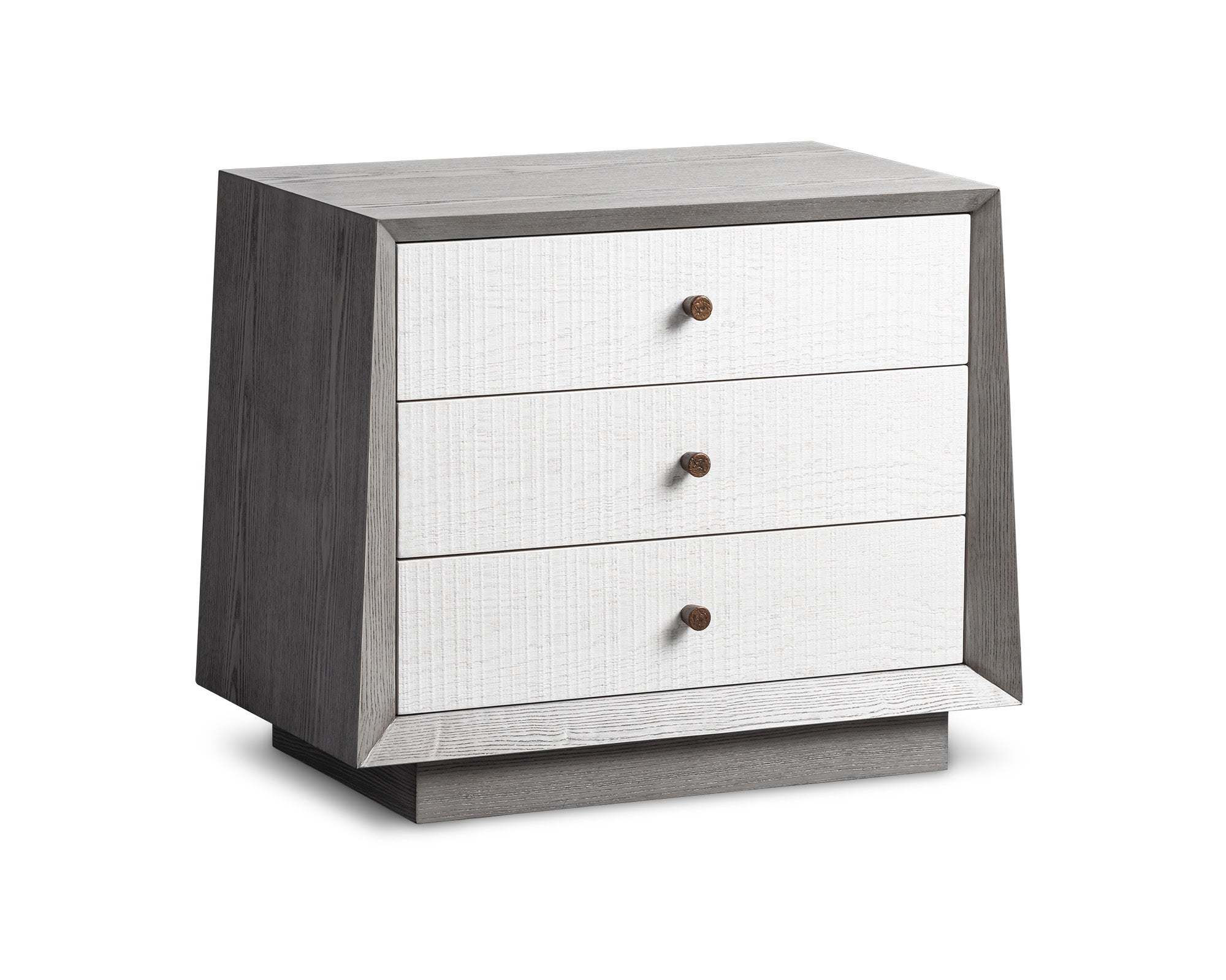 Liang & Eimil Otilia Bedside Table – Silver-Grey & White