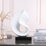 Lorenzo Abstract Sculpture  -  Black and White
