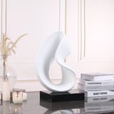 Lorenzo Abstract Sculpture  -  Black and White