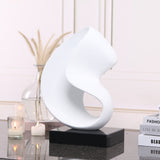 Lorenzo Abstract Sculpture  -  Black and White