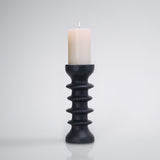 Genaro Candle Holder  -  Black