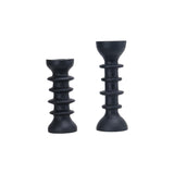Genaro Candle Holder  -  Black