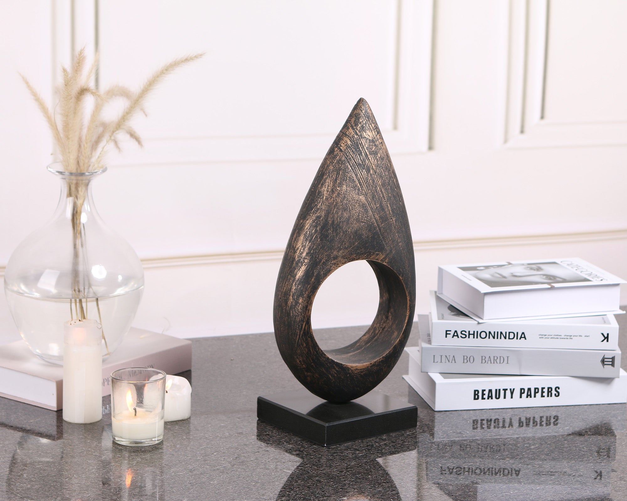 Leonardo Sculpture  -  Antique Bronze