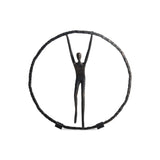 Riley Sculpture  - Black Zin Alloy