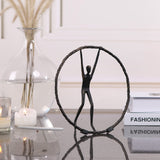 Riley Sculpture  - Black Zin Alloy