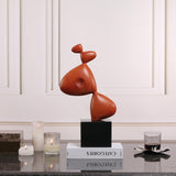 Ellia Sculpture  -  Red and Black