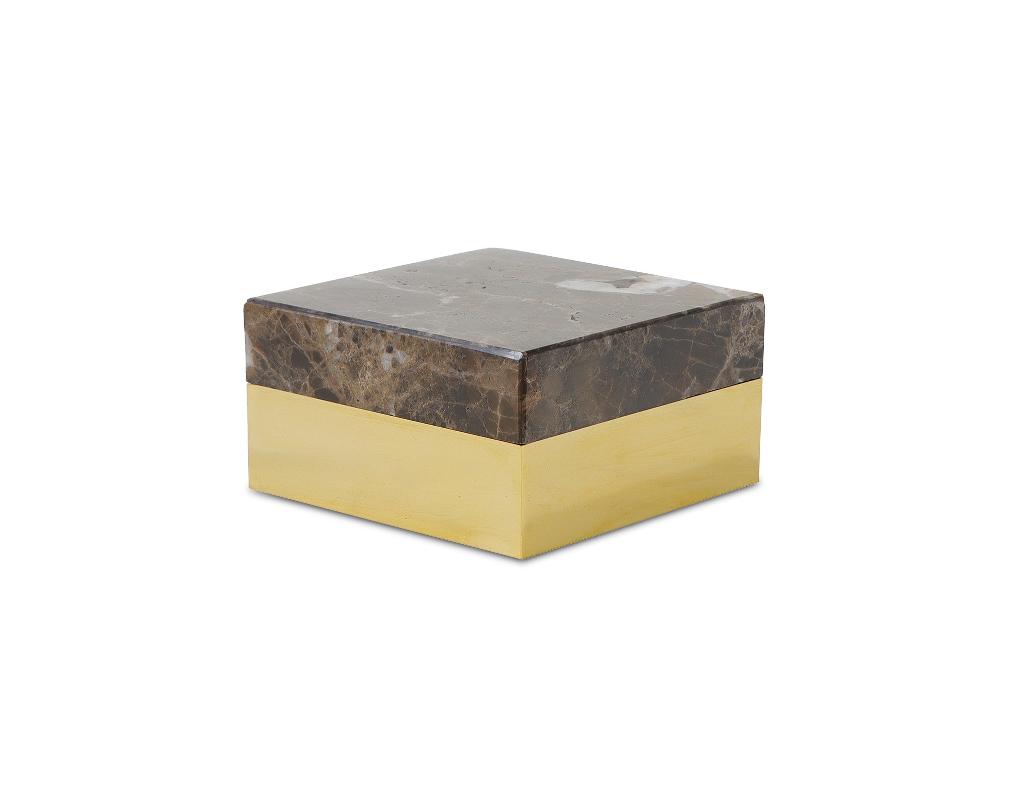 Liang & Eimil Lina Storage Box – Coffee and Gold