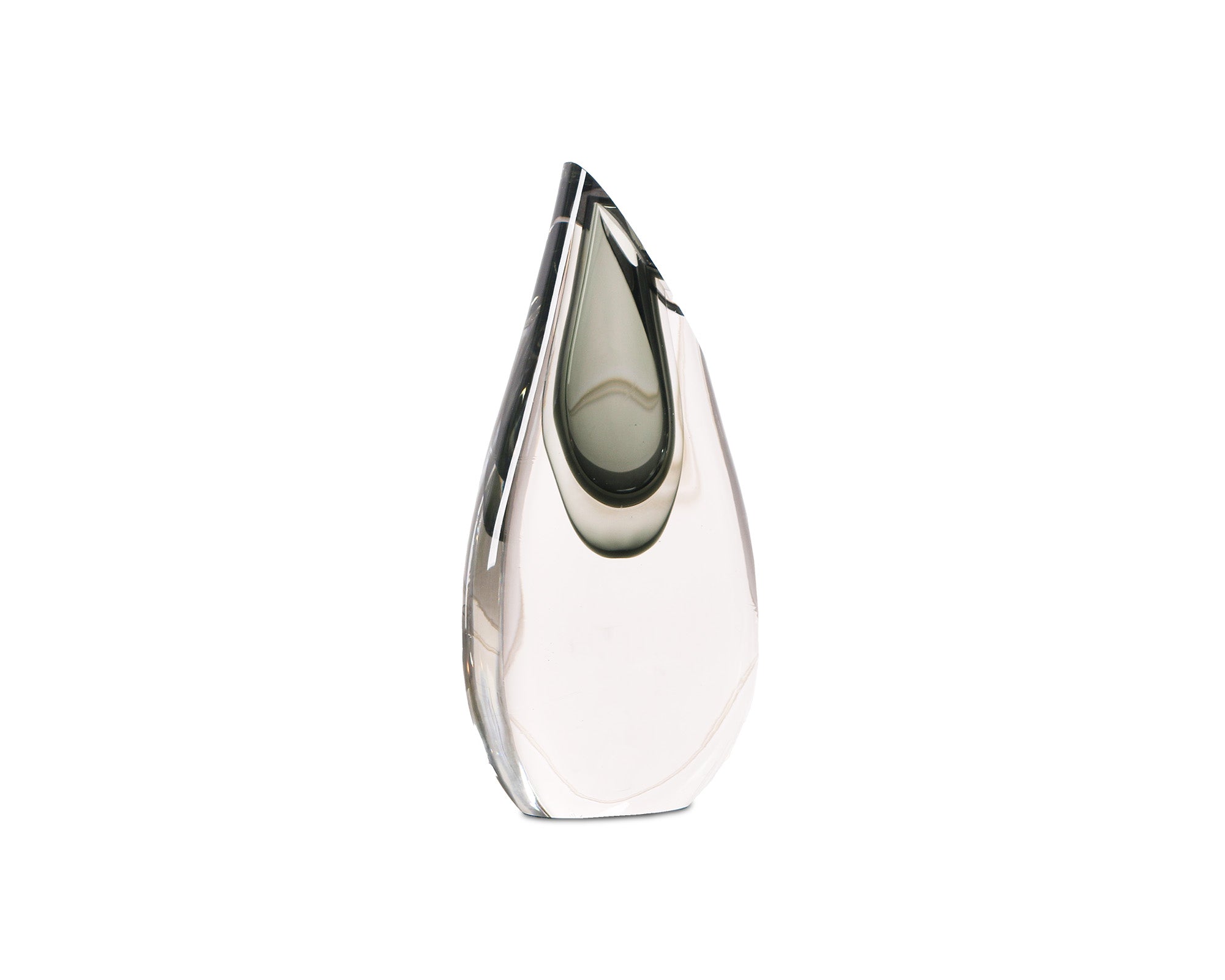 Liang & Eimil Fyre Glass Vase – Grey