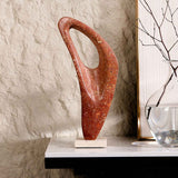 Arcadia Sculpture - Red & Beige