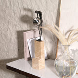 Contemplation Sculpture  -  Dark Bronze & Light Brown