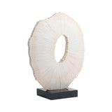 Worn by Time Sculpture  -  Beige & Black