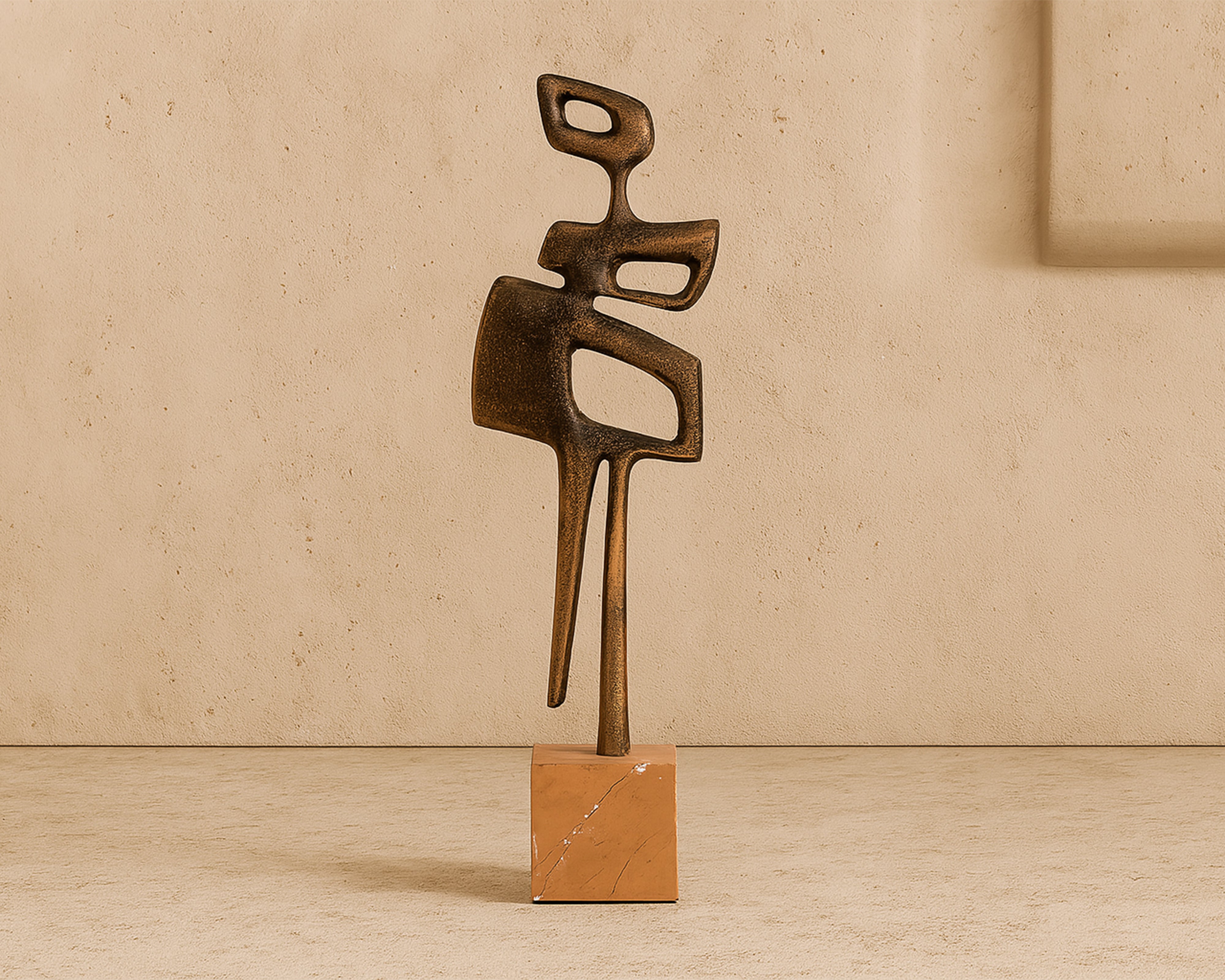 Liang & Eimil Thalassa Sculpture - Golden Bronze/Marble