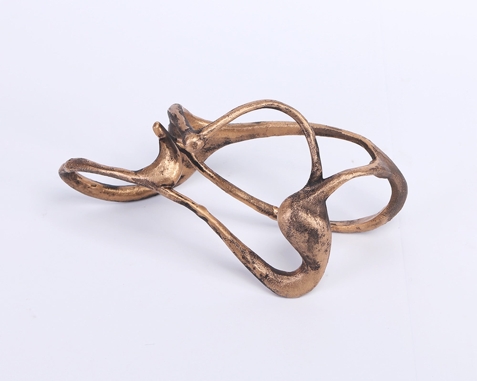 Liang & Eimil Aion Sculpture – Golden Bronze