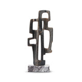 Liang & Eimil Talos Sculpture – Dark Bronze/Marble