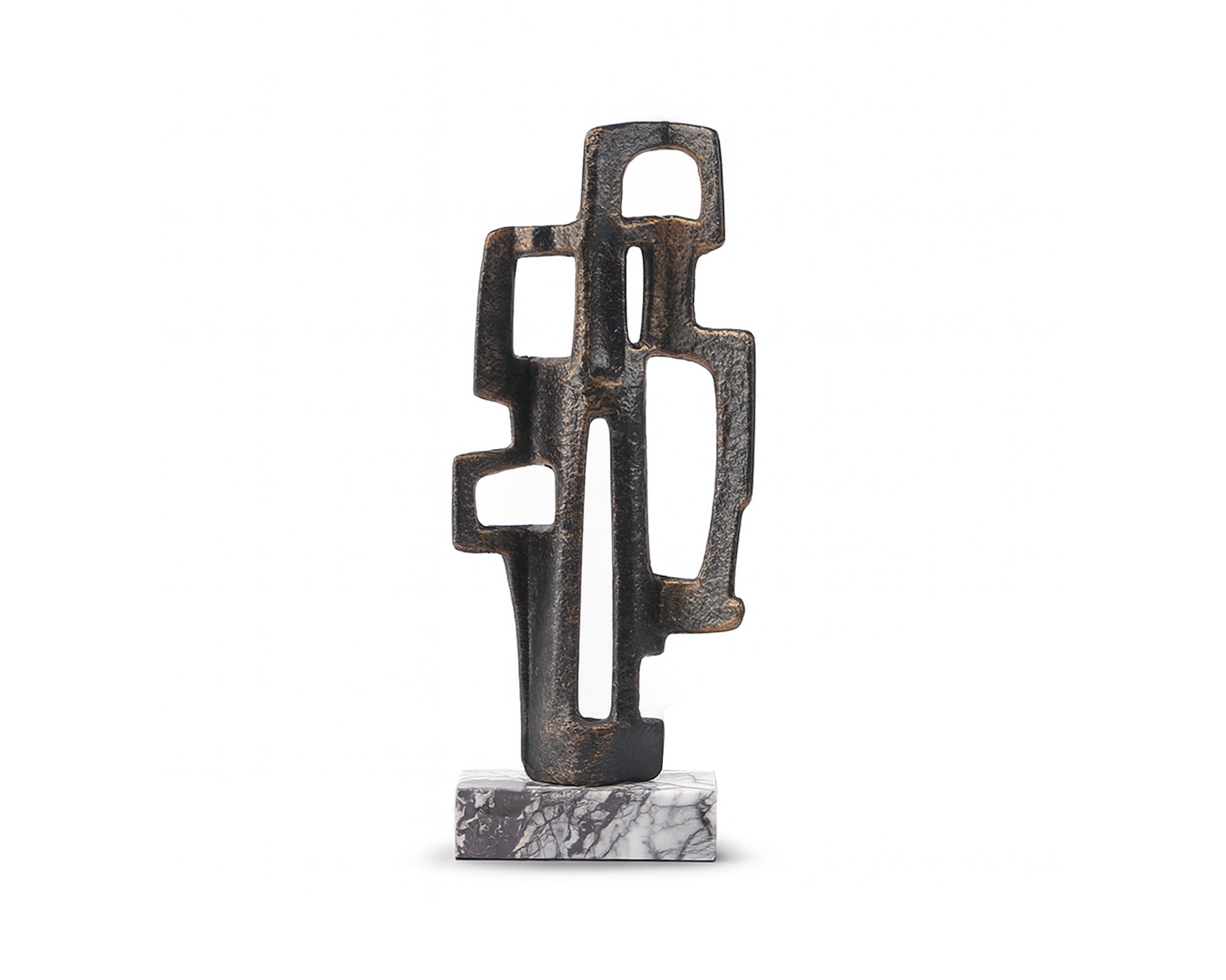 Liang & Eimil Talos Sculpture – Dark Bronze/Marble