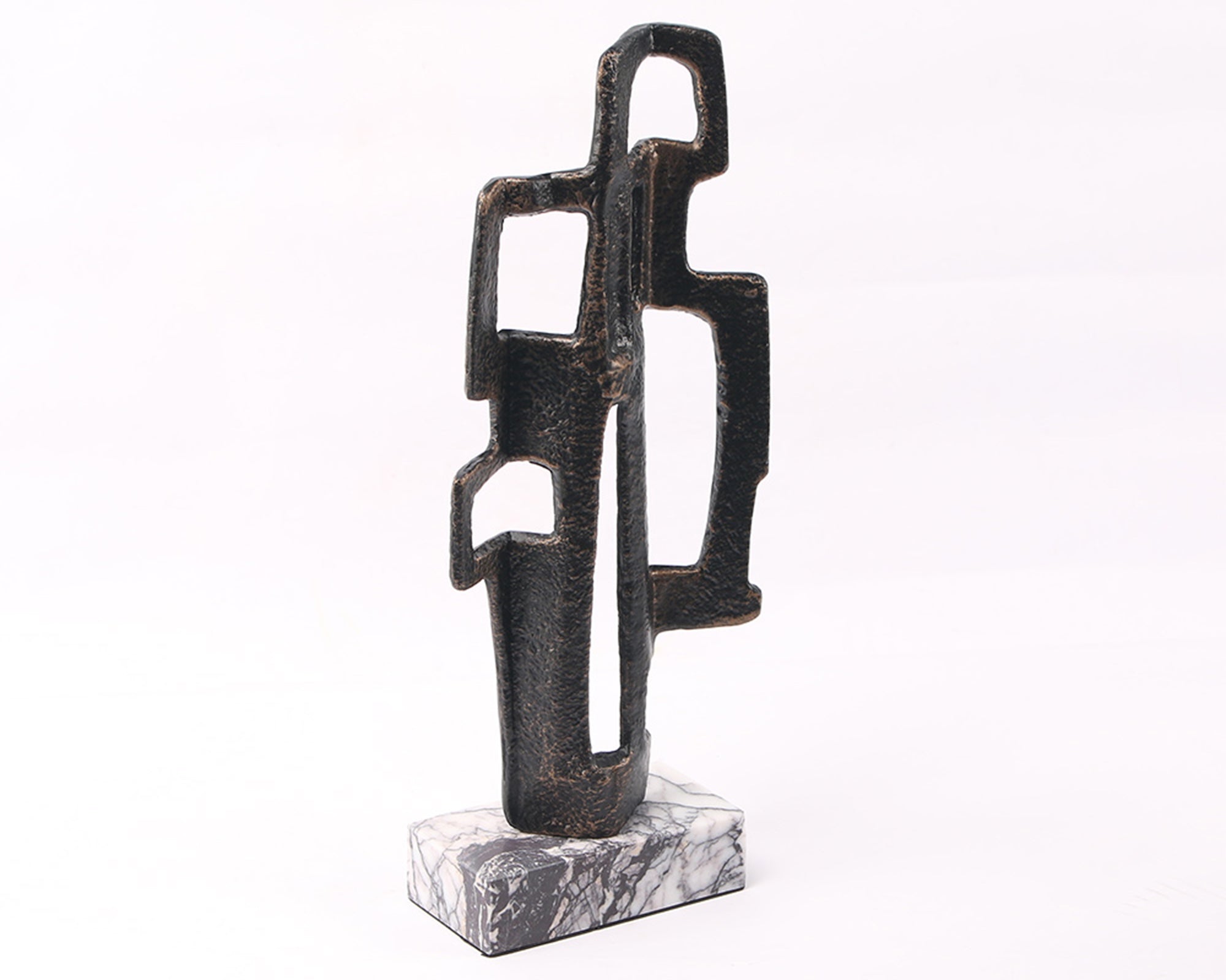 Liang & Eimil Talos Sculpture – Dark Bronze/Marble