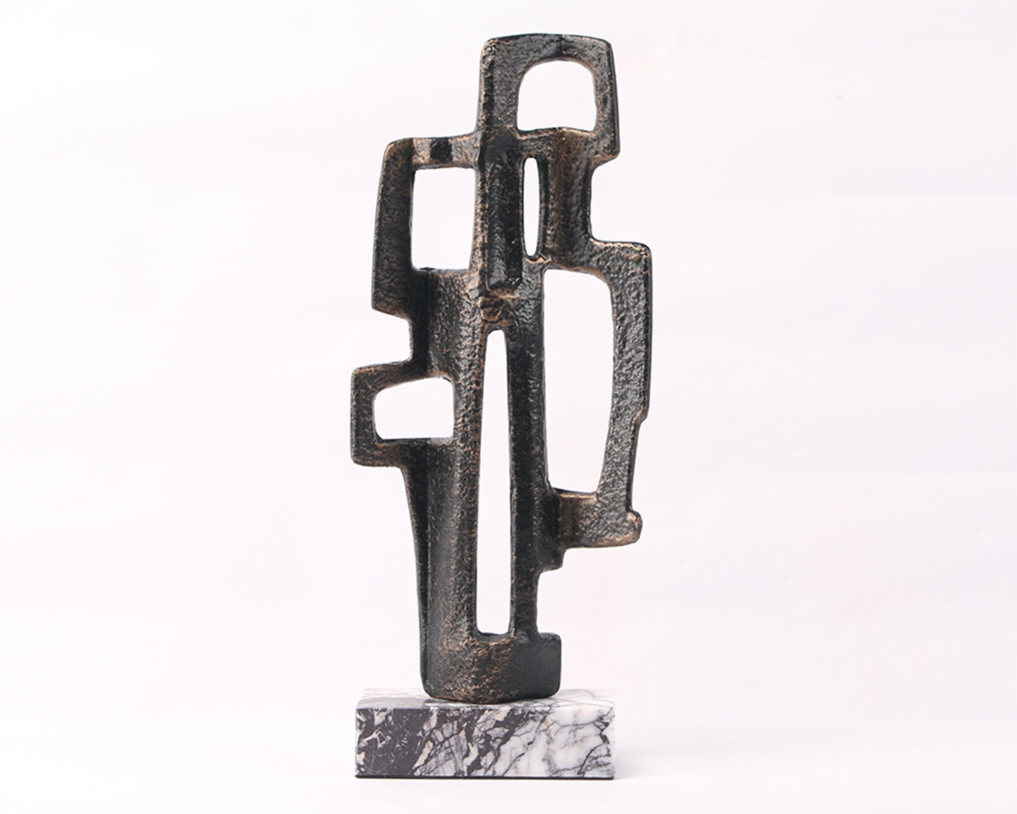 Liang & Eimil Talos Sculpture – Dark Bronze/Marble
