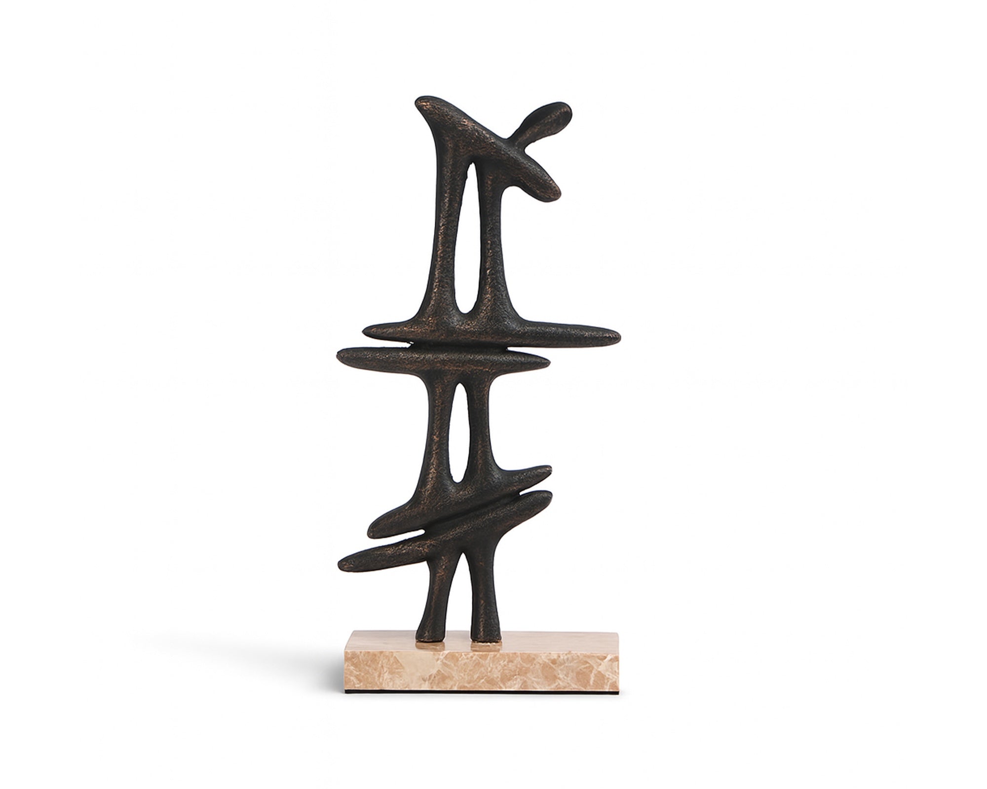 Liang & Eimil Janua Sculpture – Dark Bronze/Marble
