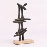 Liang & Eimil Janua Sculpture – Dark Bronze/Marble