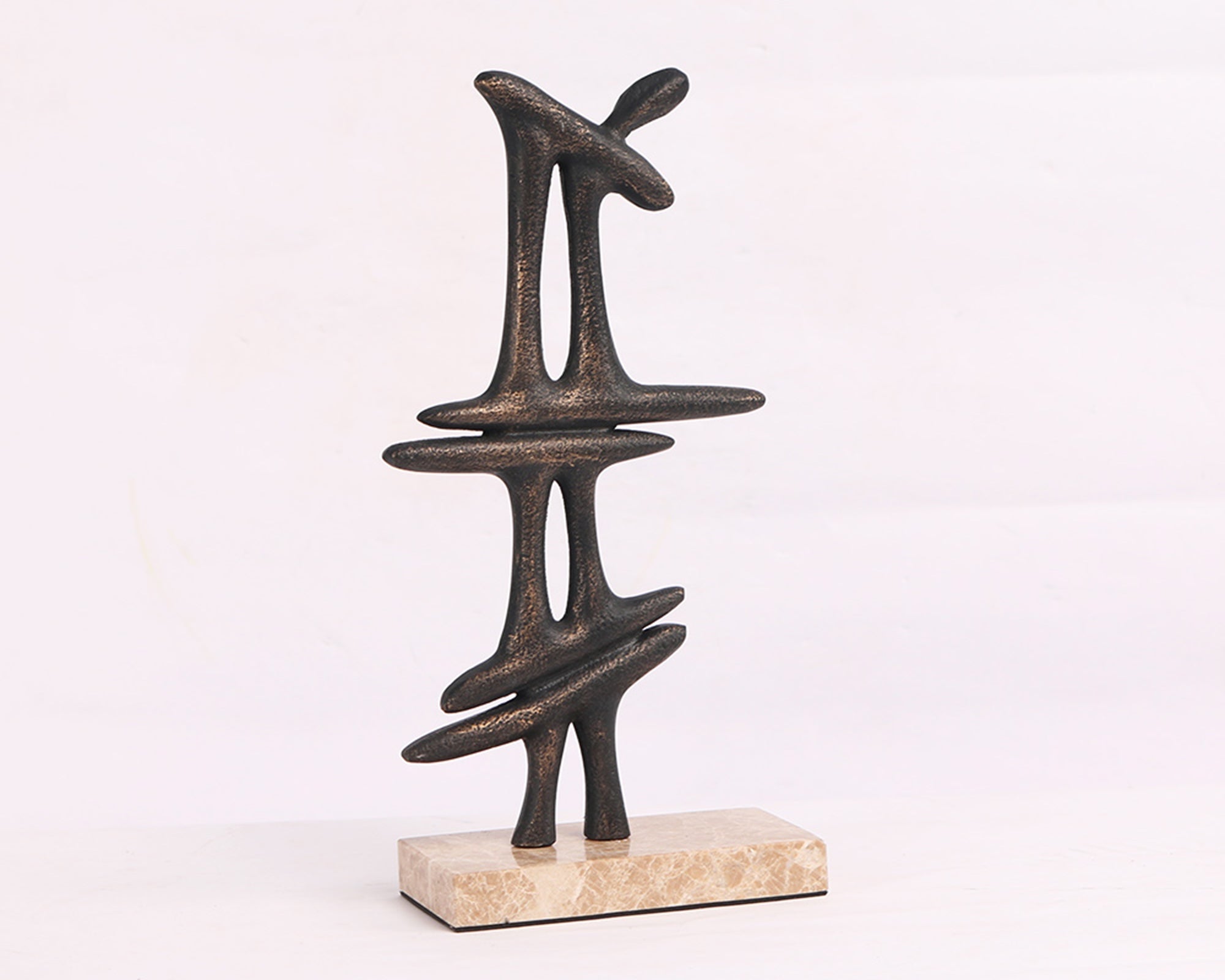 Liang & Eimil Janua Sculpture – Dark Bronze/Marble