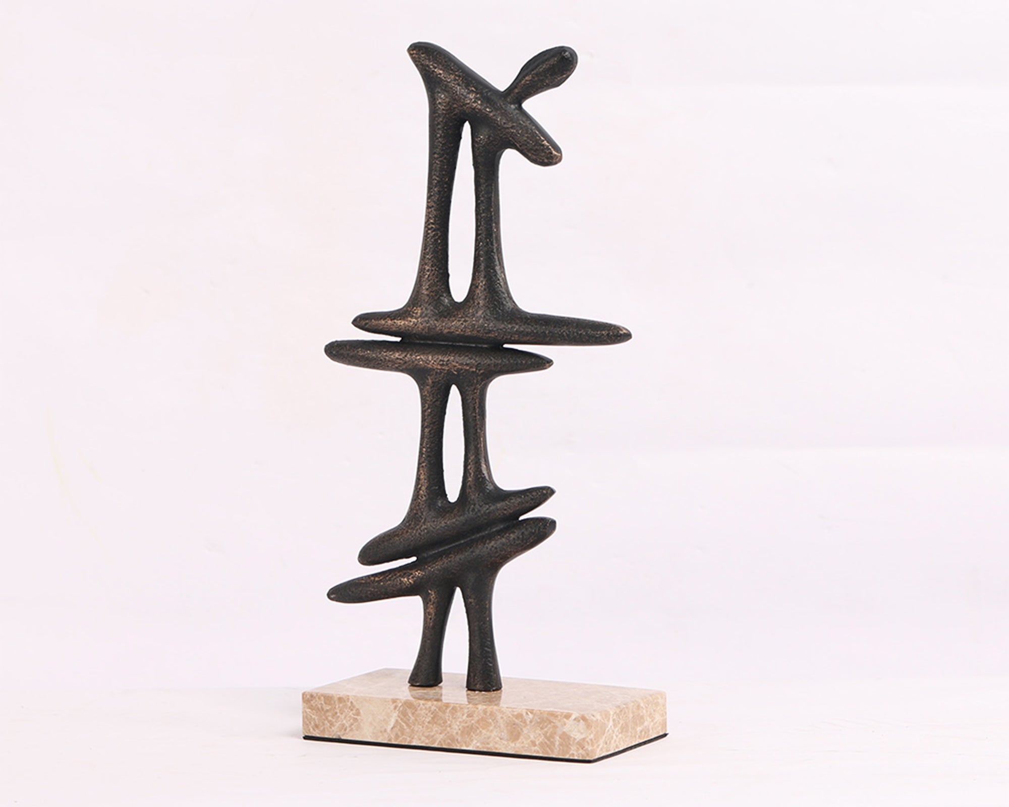 Liang & Eimil Janua Sculpture – Dark Bronze/Marble