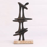 Liang & Eimil Janua Sculpture – Dark Bronze/Marble