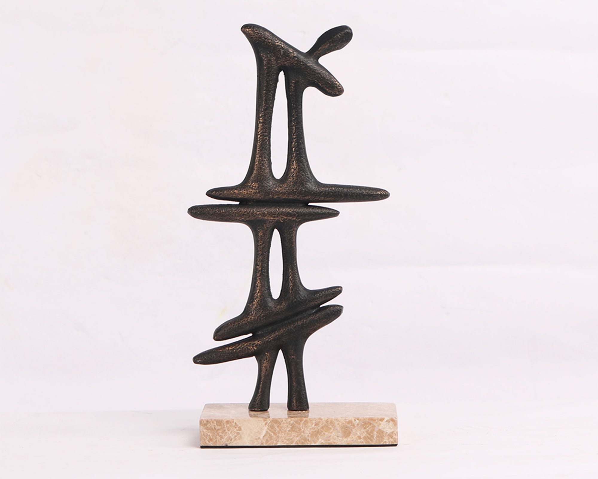 Liang & Eimil Janua Sculpture – Dark Bronze/Marble