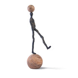 Liang & Eimil Motus Sculpture –  Dark Bronze/Marble