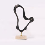 Liang & Eimil Ondra Sculpture – Dark Bronze/Marble