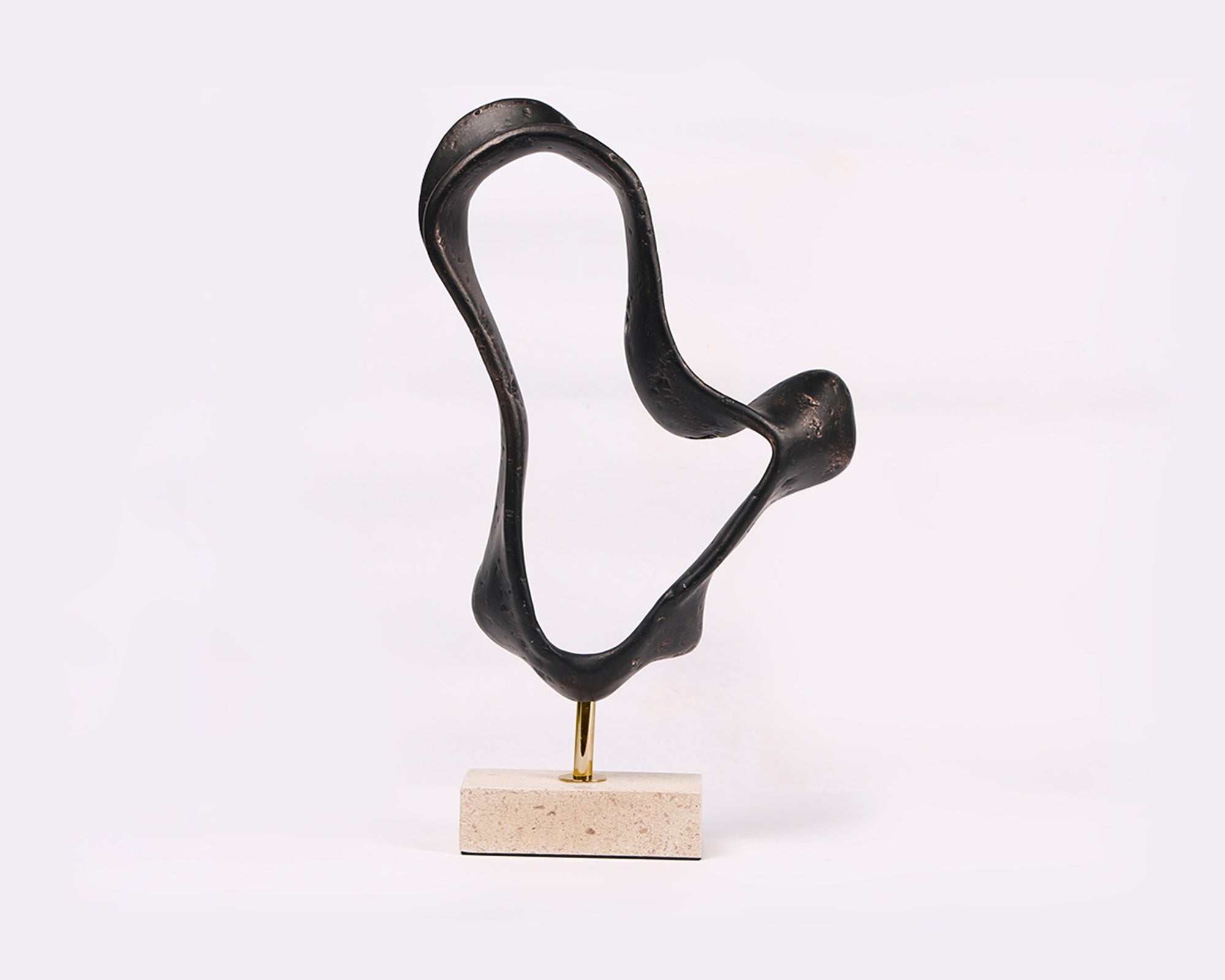 Liang & Eimil Ondra Sculpture – Dark Bronze/Marble