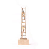 Liang & Eimil Ascensus Sculpture – Golden Bronze/Marble