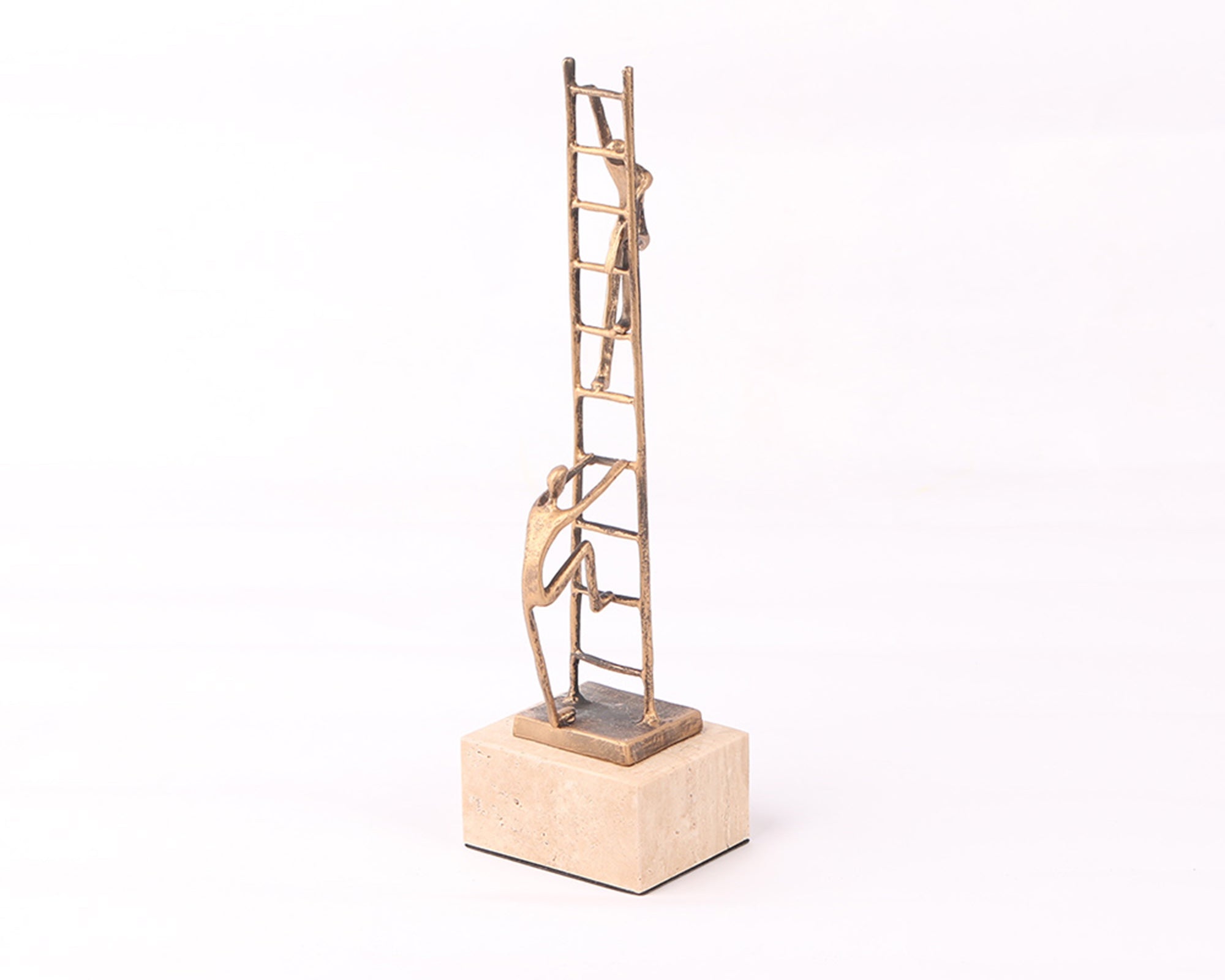 Liang & Eimil Ascensus Sculpture – Golden Bronze/Marble