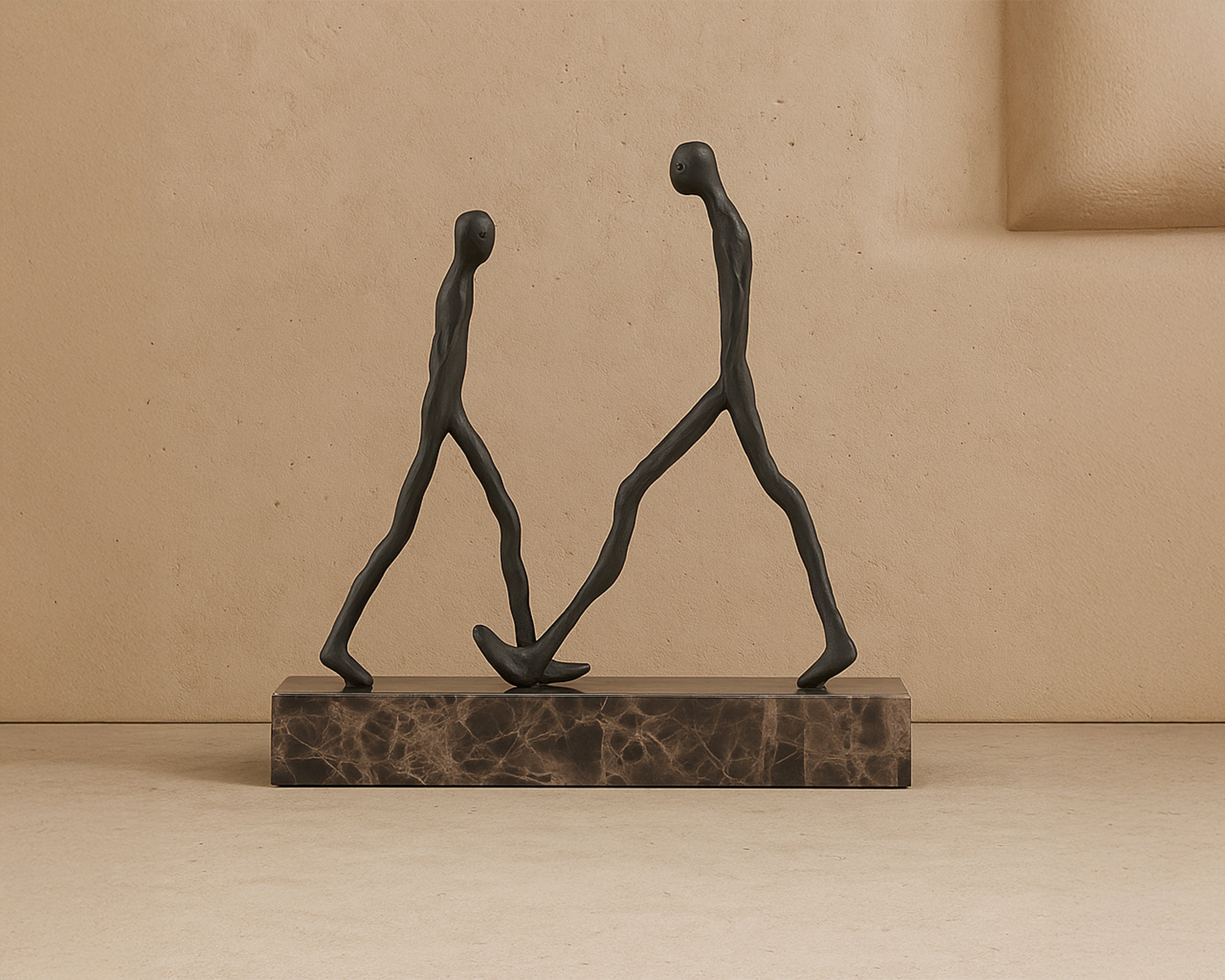 Liang & Eimil Synaxis Sculpture – Dark Bronze/Marble