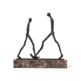 Liang & Eimil Synaxis Sculpture – Dark Bronze/Marble