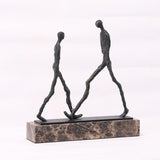 Liang & Eimil Synaxis Sculpture – Dark Bronze/Marble