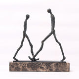 Liang & Eimil Synaxis Sculpture – Dark Bronze/Marble