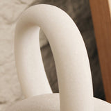 Liang & Eimil Loop Sculpture - White Marble Effect