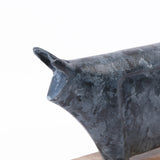 Liang & Eimil Rhino Sculpture – Antique Blue/Grey