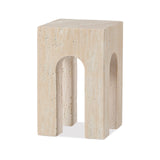 Porte Travertine Sculpture Large  -  Beige Marble