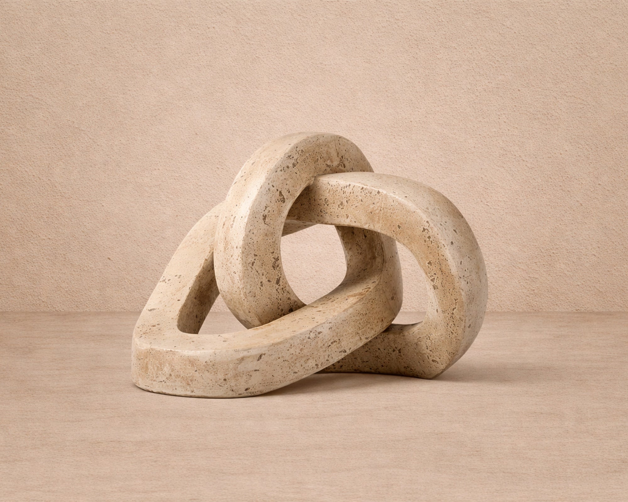 Liang & Eimil Avorio Sculpture – Beige Marble Effect